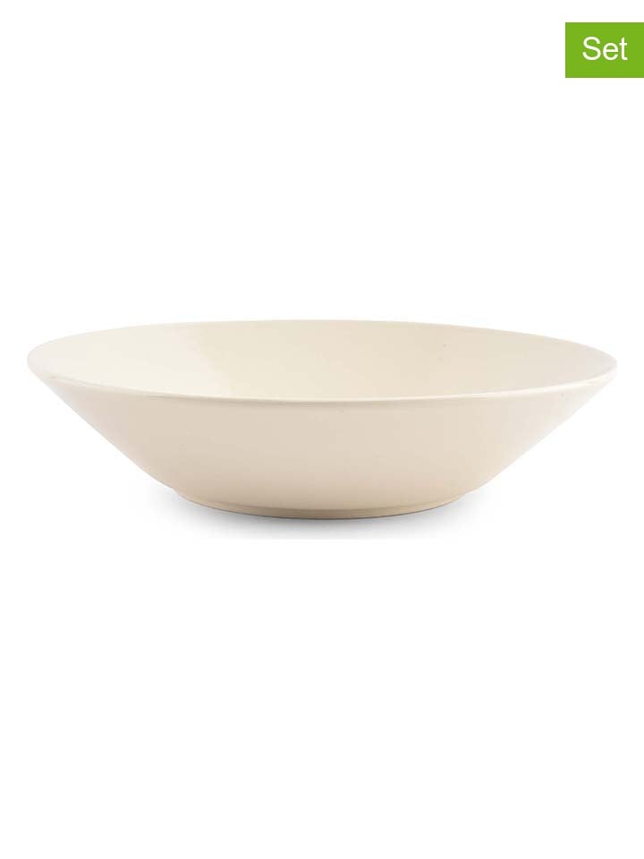 Salt and Pepper Salaterki (6 szt.) "Icon" w kolorze kremowym - 5 x Ø 21 cm rozmiar: onesize