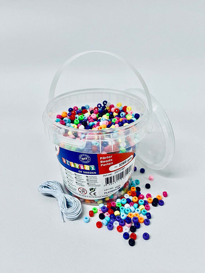 Playbox 3200-częściowy zestaw koralików do prasowanek - 5+ rozmiar: onesize