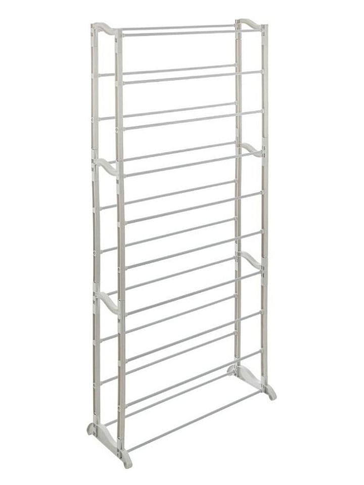 Joybos Regał w kolorze białym na buty - 65,5 x 138 x 24,5 cm rozmiar: onesize