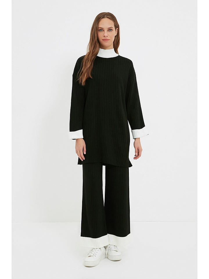 trendyol 2-częściowy zestaw w kolorze czarnym rozmiar: S/M