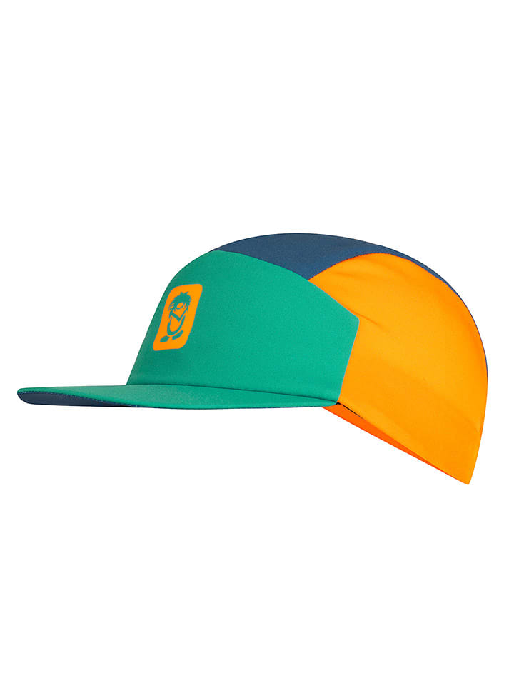 Trollkids Czapka w kolorze zielono-pomarańczowo-granatowym rozmiar: 48-52 cm