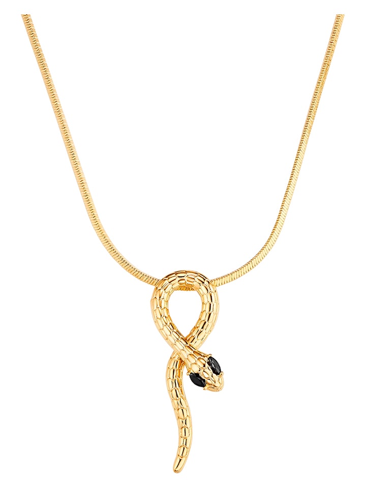 Yokoamii Pozłacany naszyjnik z elementem ozdobnym - dł. 47 cm rozmiar: onesize