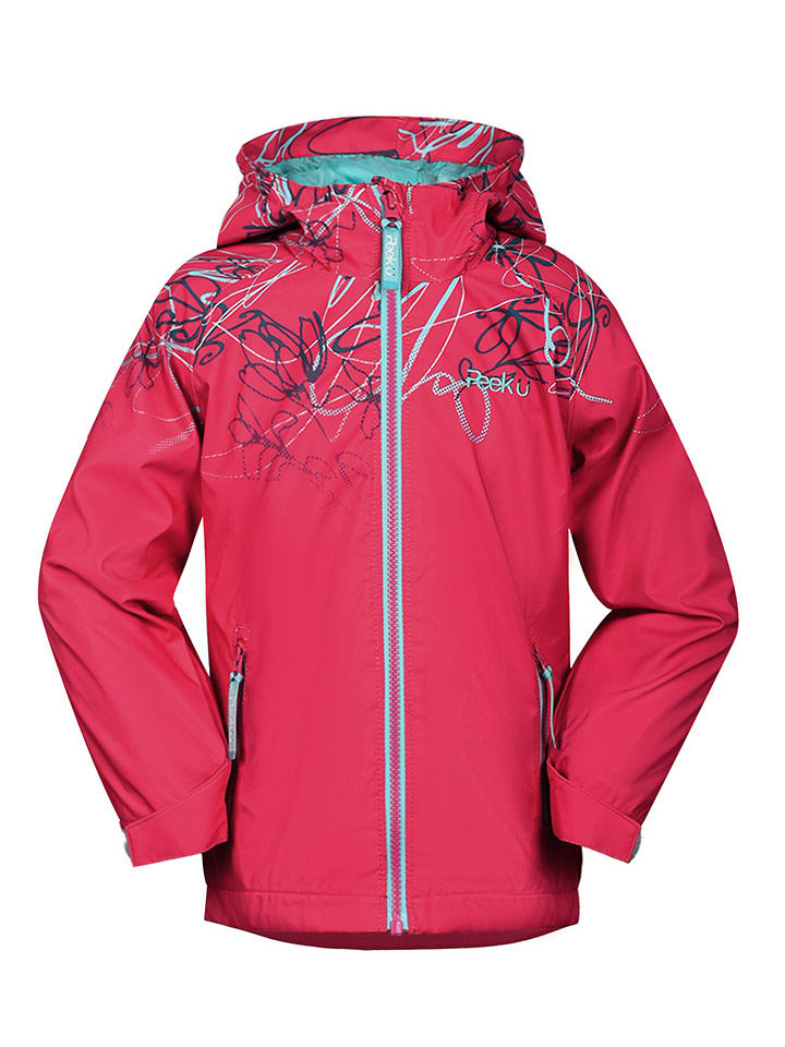 Peek U Kurtka przeciwdeszczowa "Marlo" w kolorze różowym rozmiar: 110