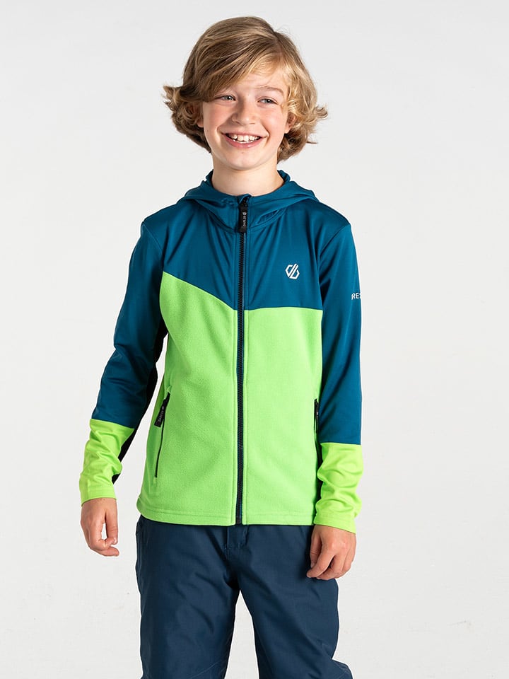 Dare 2b Kurtka polarowa "Thriving III" w kolorze niebiesko-zielonym rozmiar: 116