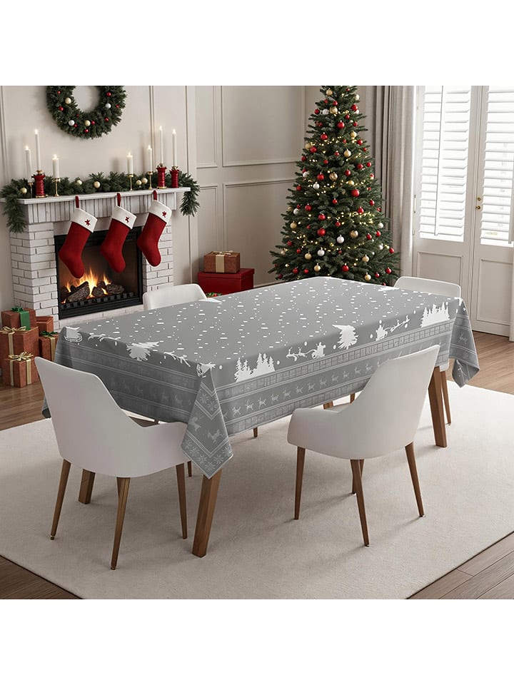 Violeta Home Obrus w kolorze szarym rozmiar: 160x220 cm