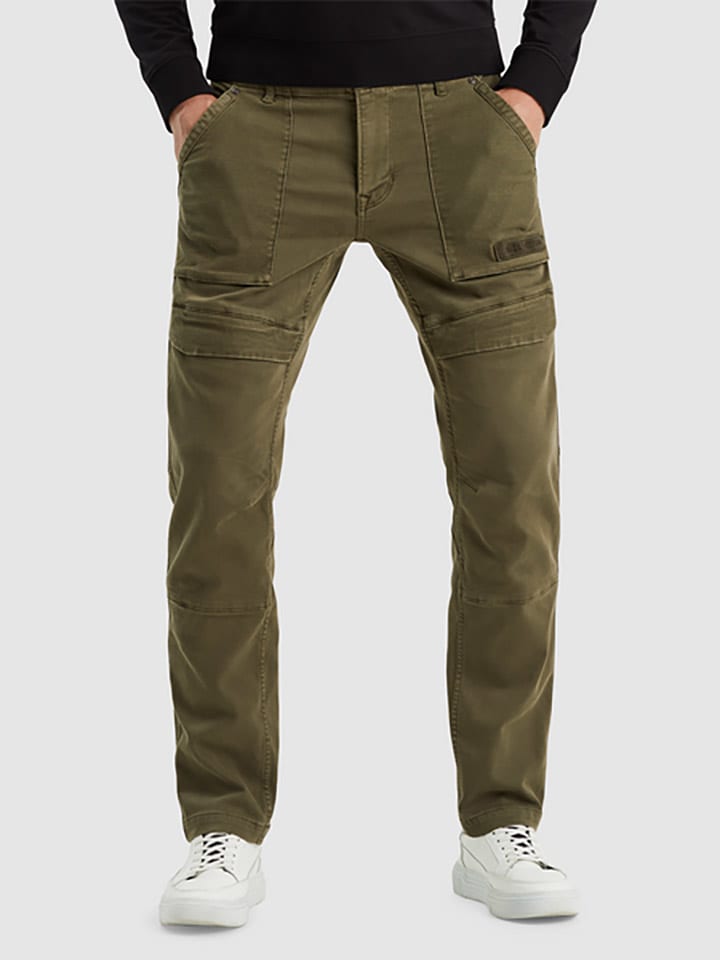 PME Legend Spodnie w kolorze oliwkowym rozmiar: W36/L34