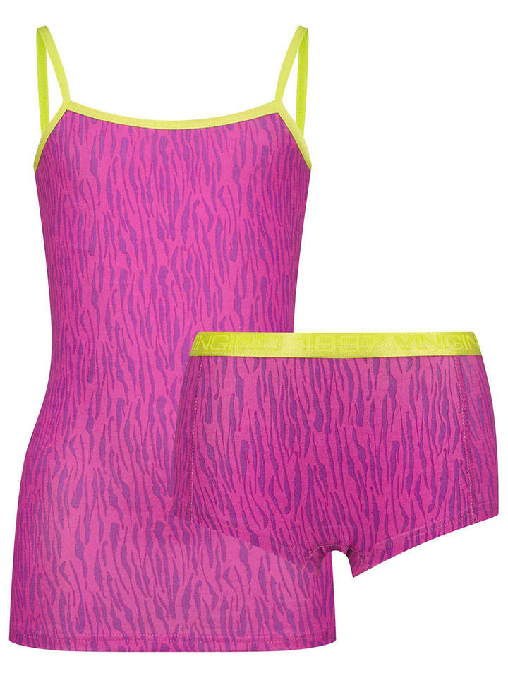 Vingino 2-częściowy zestaw bielizny w kolorze fioletowo-żółtym rozmiar: 158/164