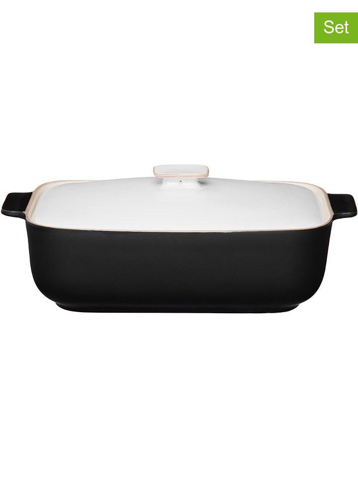 Maku 2-częściowy zestaw w kolorze czarno-białym - 31 x 18 cm rozmiar: onesize