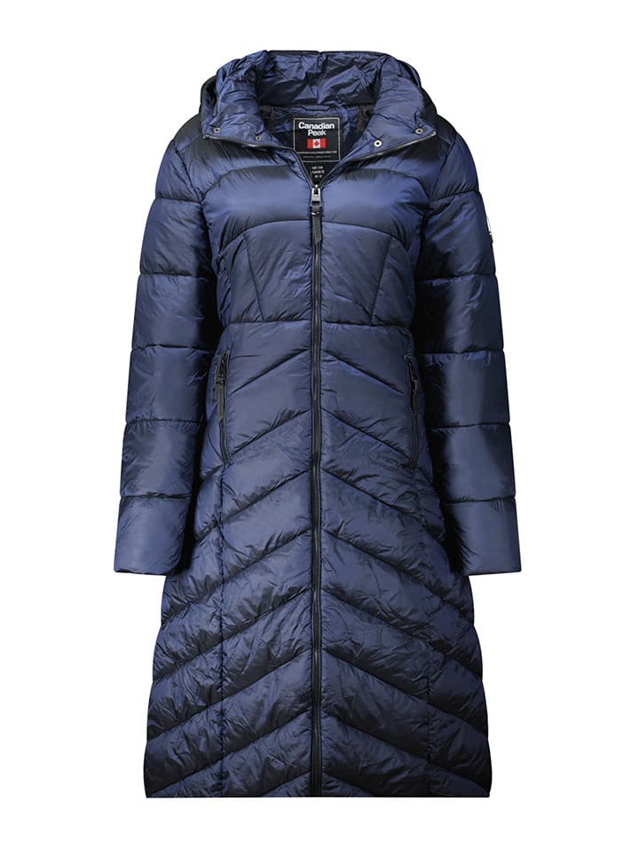 Canadian Peak Płaszcz pikowany "Blancheak" w kolorze granatowym rozmiar: XXL