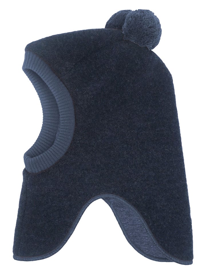 MaxiMo Wełniana kominiarka w kolorze granatowym rozmiar: 51 cm