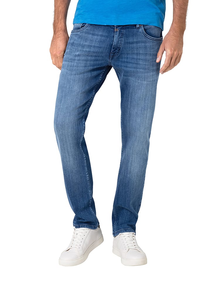 Timezone Dżinsy "EduardoTZ" - Slim fit - w kolorze niebieskim rozmiar: W33/L34
