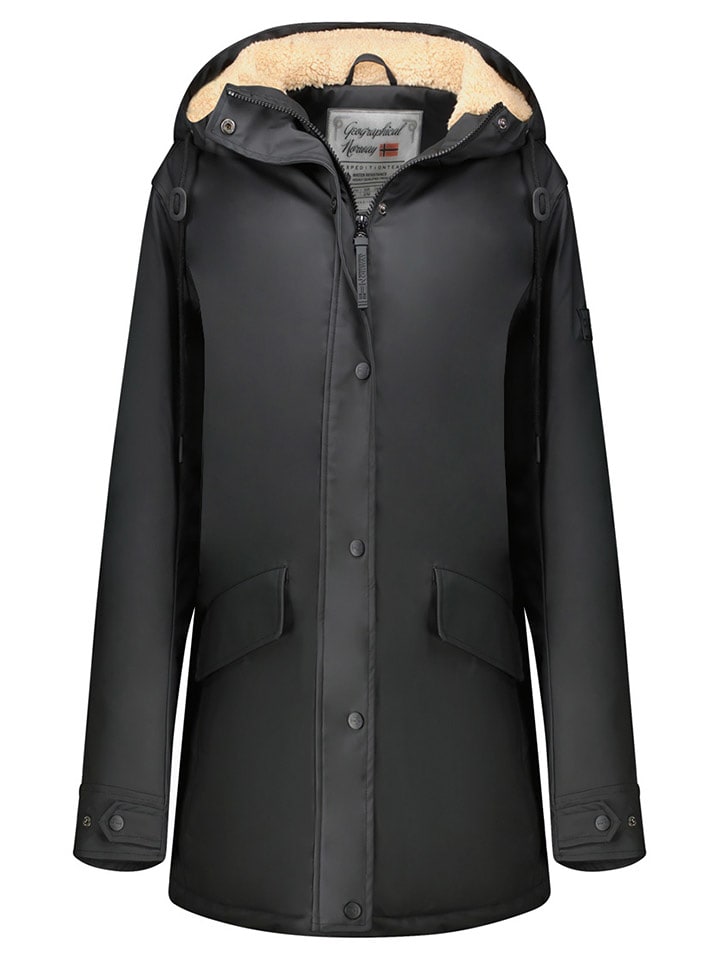 Geographical Norway Parka "Armota" w kolorze czarnym rozmiar: 3XL