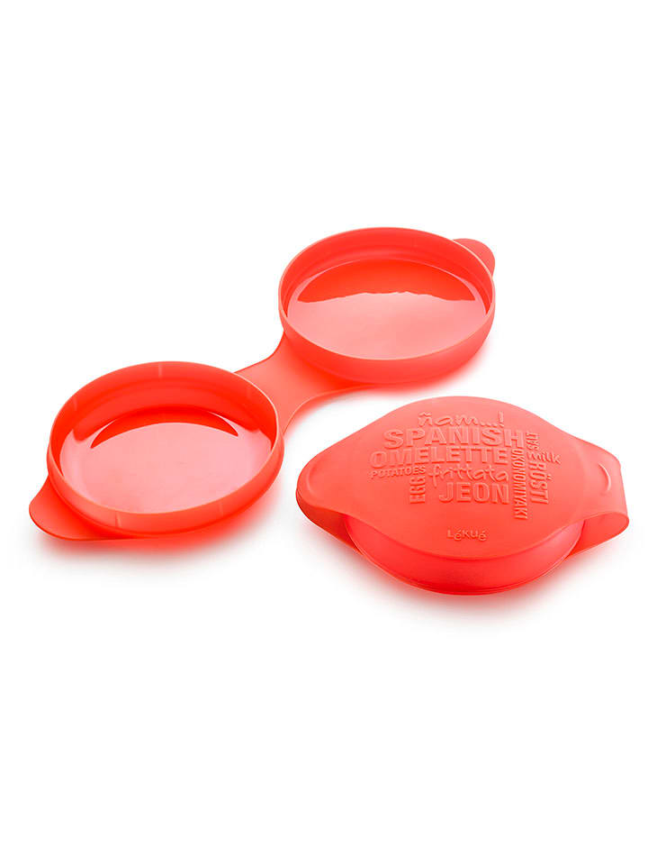 Lekué Pojemnik w kolorze czerwonym na omlet - 25 x 5 x 19 cm rozmiar: onesize