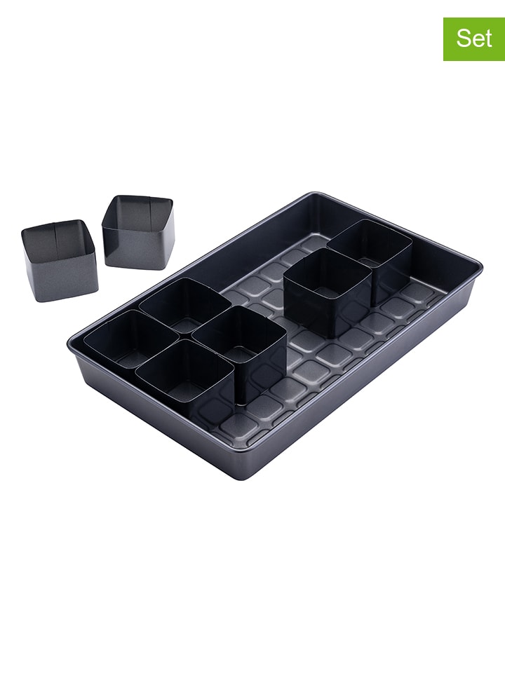 Zenker 9-częściowy zestaw w kolorze szarym do pieczenia rozmiar: onesize