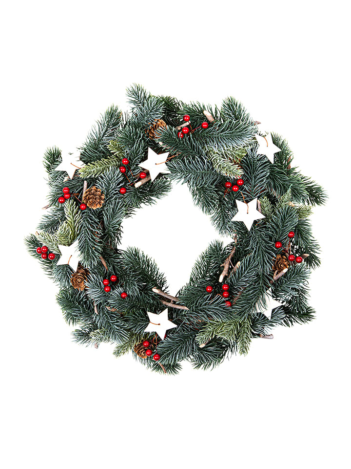 Profiline Wieniec świąteczny w kolorze zielonym - Ø 35 cm rozmiar: onesize