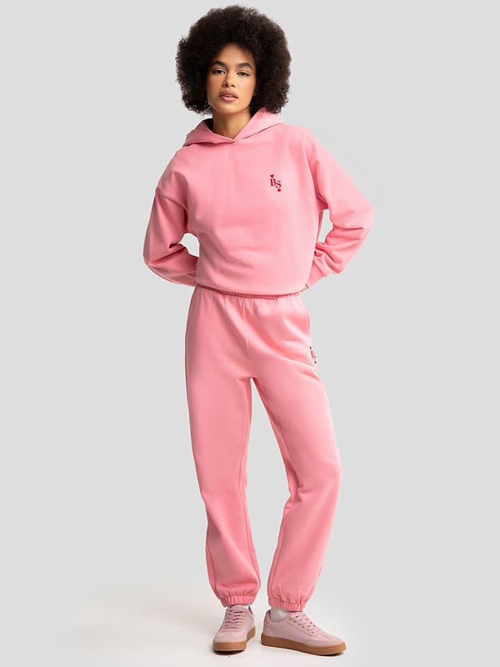 BIG STAR Spodnie dresowe w kolorze jasnoróżowym rozmiar: L