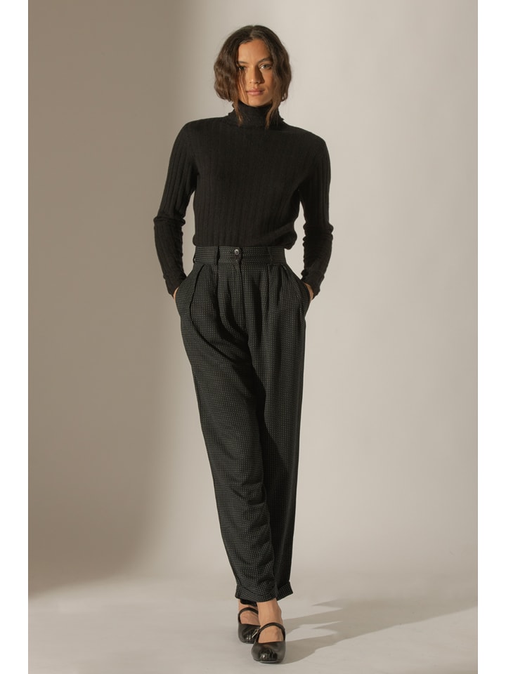 Perfect Cashmere Kaszmirowy golf w kolorze czarnym rozmiar: L