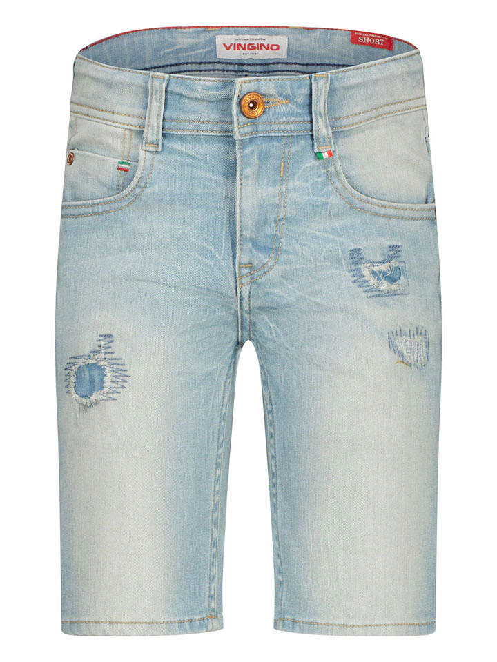 Vingino Szorty dżinsowe "Curzio" w kolorze błękitnym rozmiar: 164