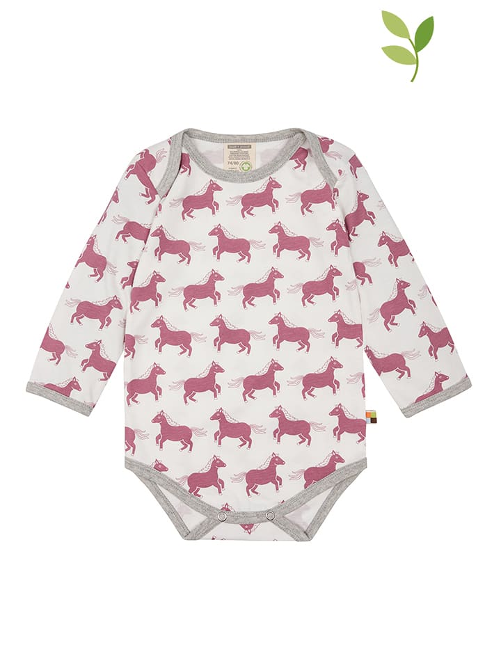 loud + proud Body "Druck" w kolorze fioletowym rozmiar: 50/56