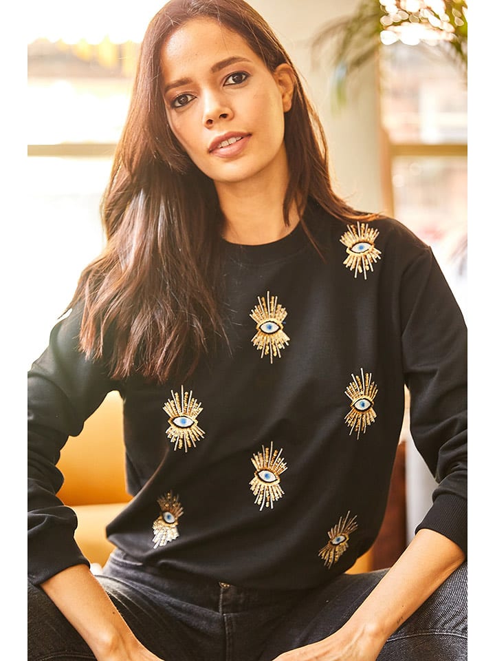 Olalook Bluza w kolorze czarnym rozmiar: L