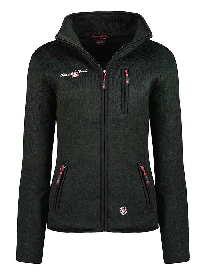 Canadian Peak Kurtka polarowa "Tedeneak" w kolorze czarnym rozmiar: S