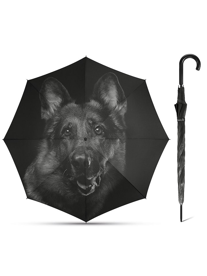 happy rain Parasol w kolorze czarnym - Ø 100 cm rozmiar: onesize