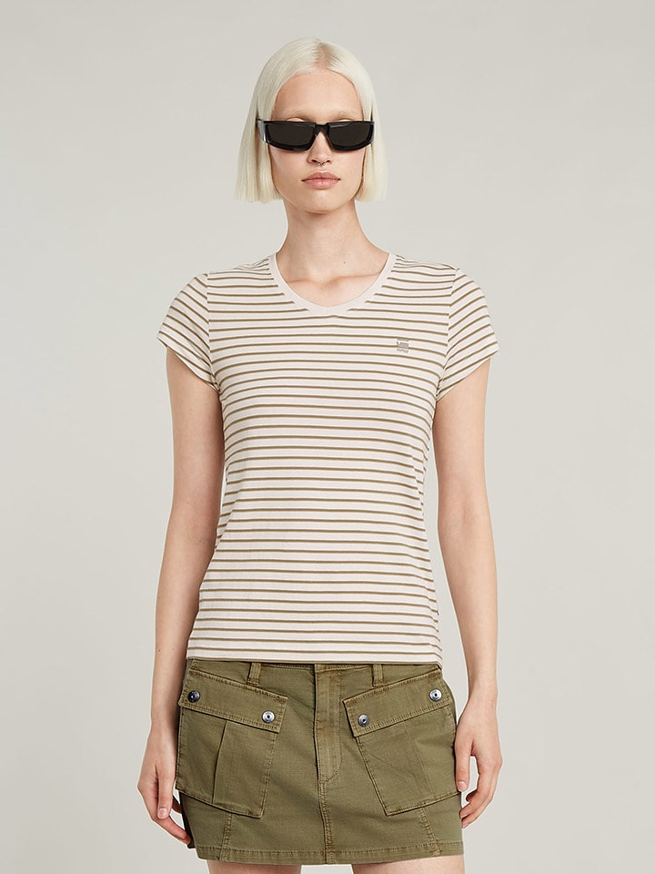 G-Star Koszulka w kolorze beżowym rozmiar: S