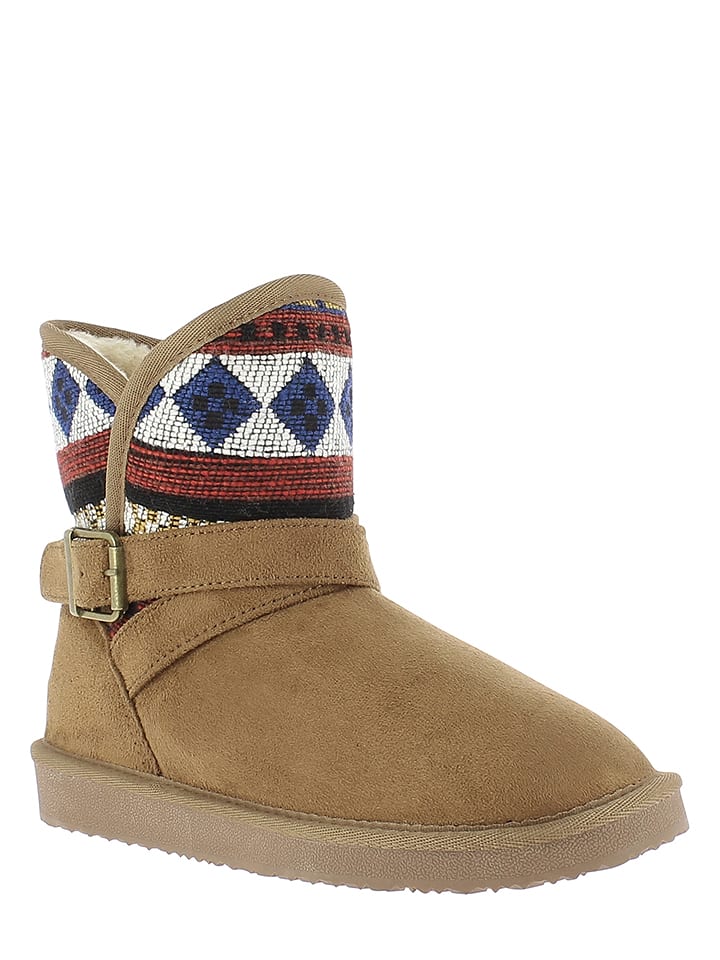 ISLAND BOOT Botki zimowe "Concho" w kolorze jasnobrązowym rozmiar: 40