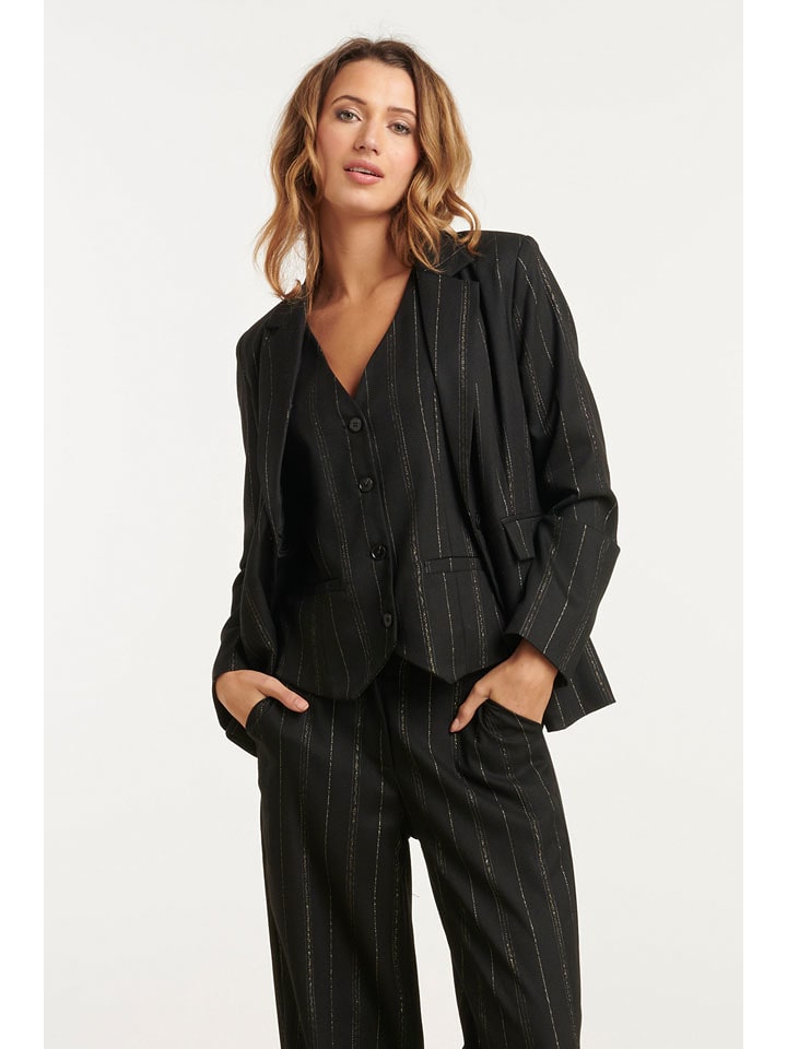 Smashed Lemon Blezer w kolorze czarnym rozmiar: XS