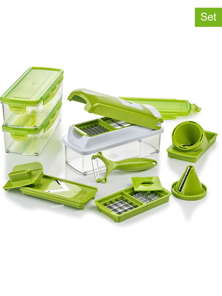 Genius 16-częściowy zestaw "Nicer Dicer smart" w kolorze zielonym rozmiar: onesize
