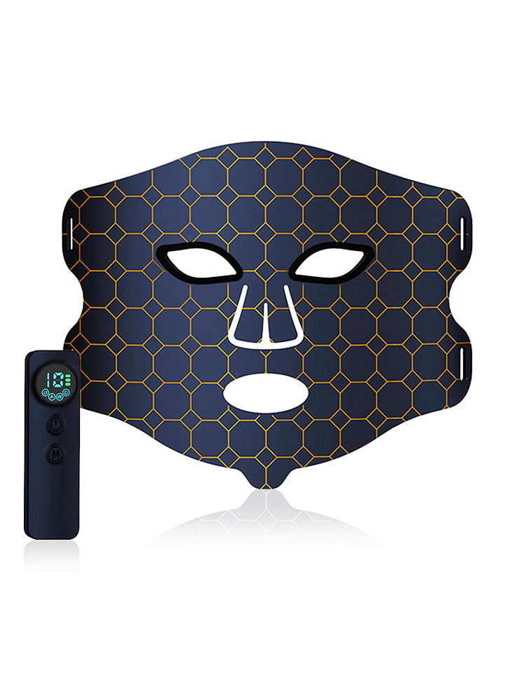 DAM Maska LED w kolorze czarnym do twarzy rozmiar: onesize