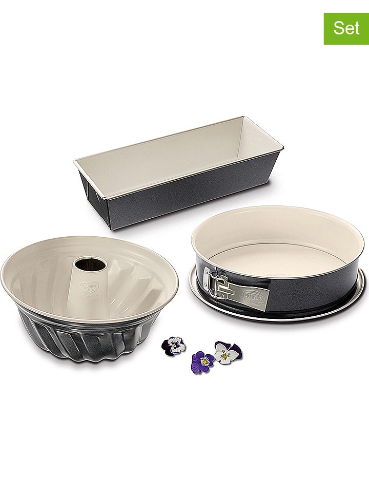 Dr. Oetker 3-częściowy zestaw "Back Trend" w kolorze antracytowym rozmiar: onesize