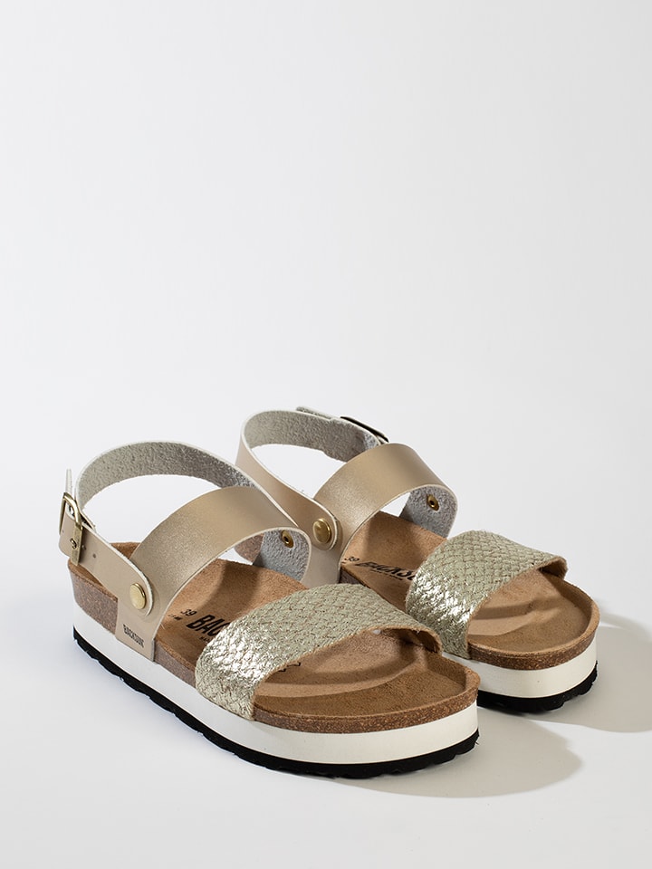 BACKSUN Sandały "Gaias" w kolorze złotym rozmiar: 42