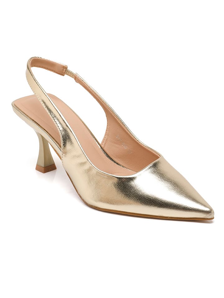 Sixth Sens Czółenka w kolorze złotym rozmiar: 39