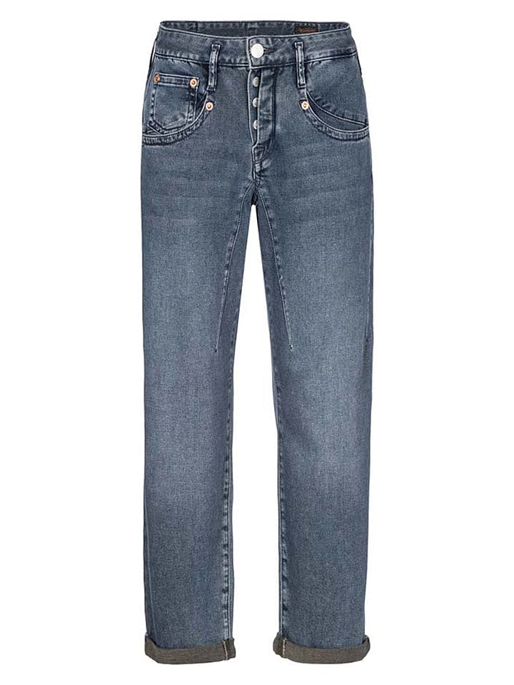 Herrlicher Dżinsy "Shyra" - Tapered fit - w kolorze niebieskim rozmiar: W27