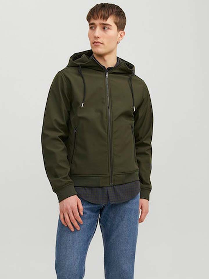 Jack & Jones Kurtka przejściowa w kolorze khaki rozmiar: XXL