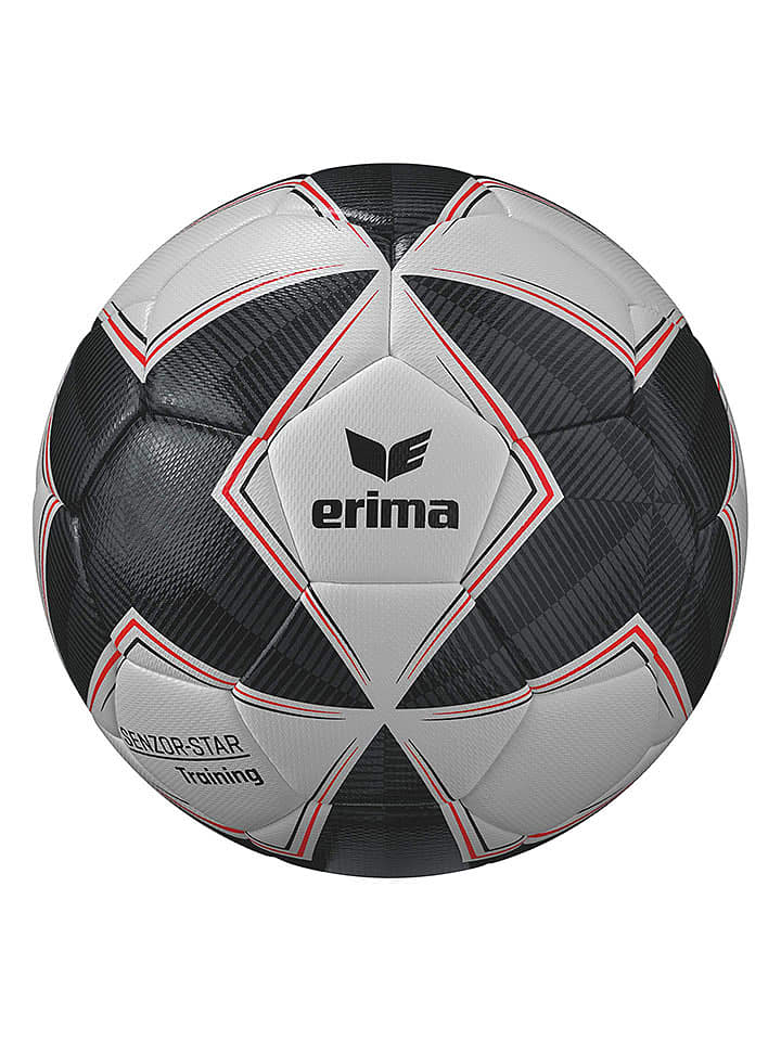 erima Piłka nożna "Senzor Star Training" w kolorze szaro-czarnym rozmiar: 5