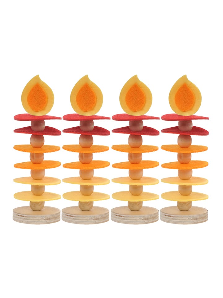 SUNNYSUE 4-częściowy zestaw rzemieślniczy "Felt candle" - 3+ rozmiar: onesize