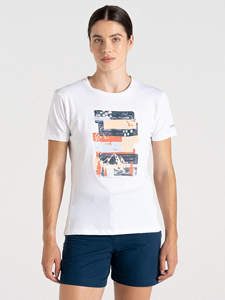 Dare 2b Koszulka funkcyjna "Tranquility III Tee" w kolorze białym rozmiar: 34