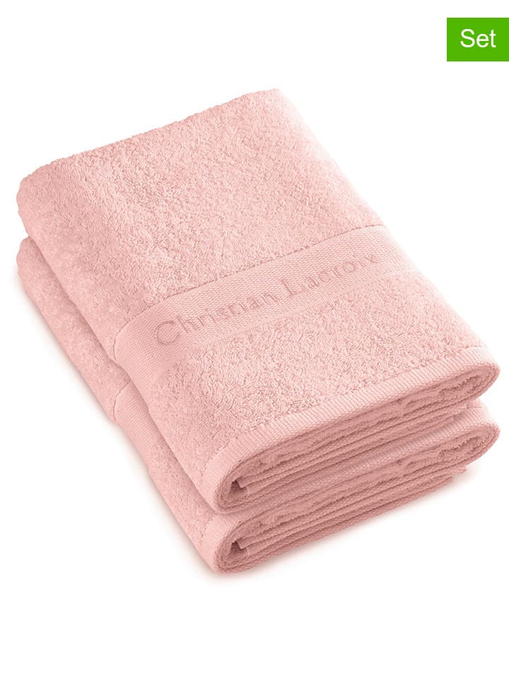 CXL by Christian Lacroix Ręczniki prysznicowe (2 szt.) w kolorze jasnoróżowym rozmiar: 70x140 cm