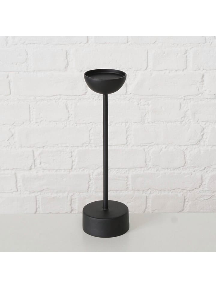 Boltze Świecznik "Vimo" w kolorze czarnym - wys. 30,5 cm rozmiar: onesize