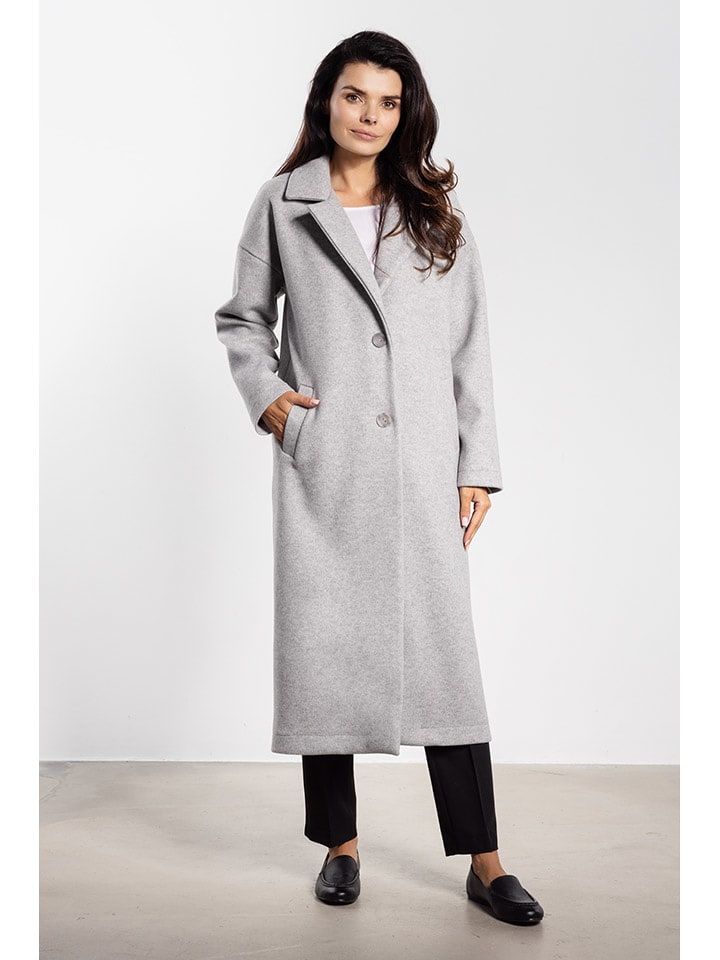 Awama Płaszcz w kolorze szarym rozmiar: L