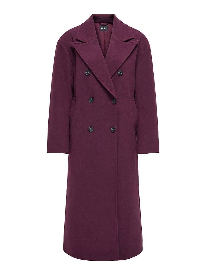 ONLY Płaszcz przejściowy w kolorze fioletowym rozmiar: M