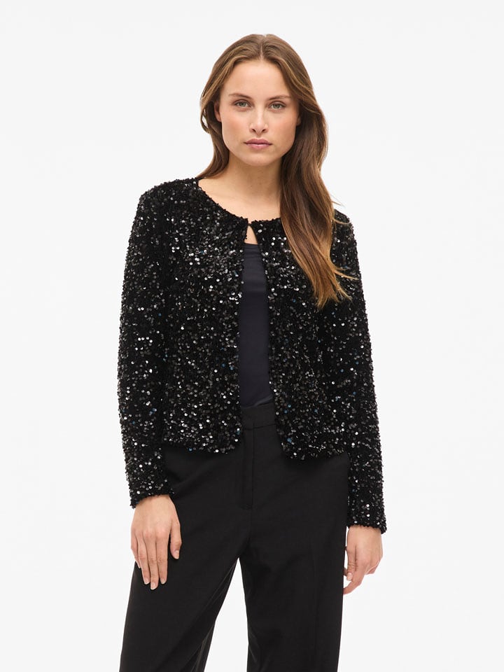 Vila Kardigan "Faith" w kolorze czarnym rozmiar: S