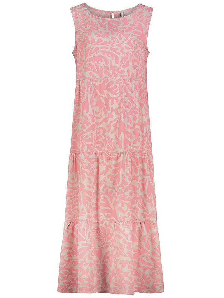 Sublevel Sukienka w kolorze jasnoróżowo-białym rozmiar: L