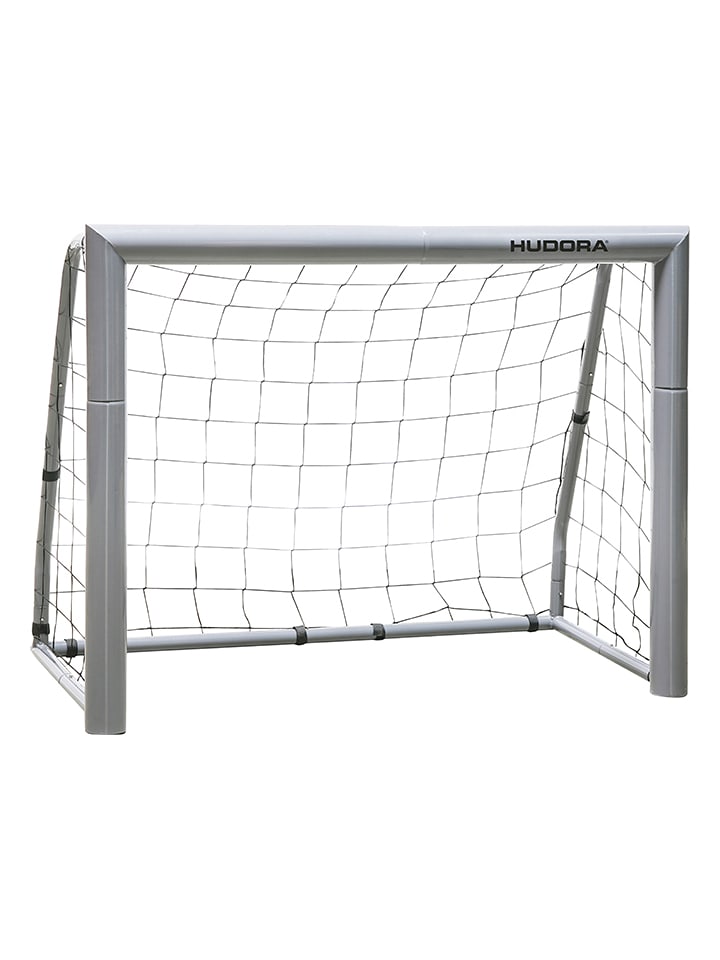 Hudora Bramka "Expert 120" w kolorze szarym do piłki nożnej - 3+ rozmiar: onesize