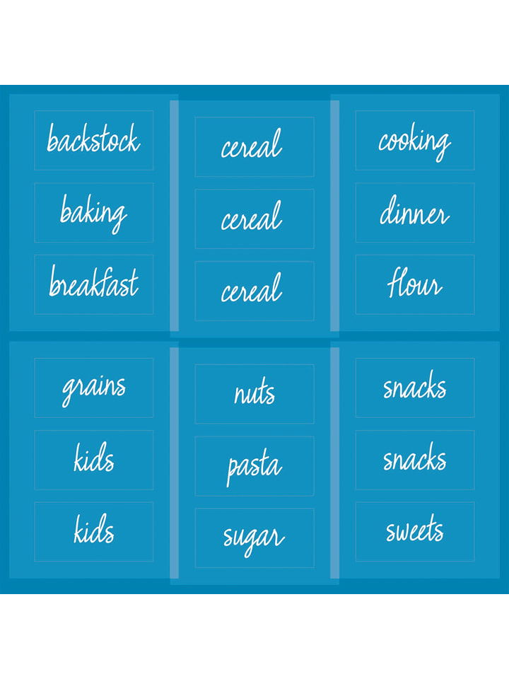 Idesign Etykiety "The Home Edit" rozmiar: onesize