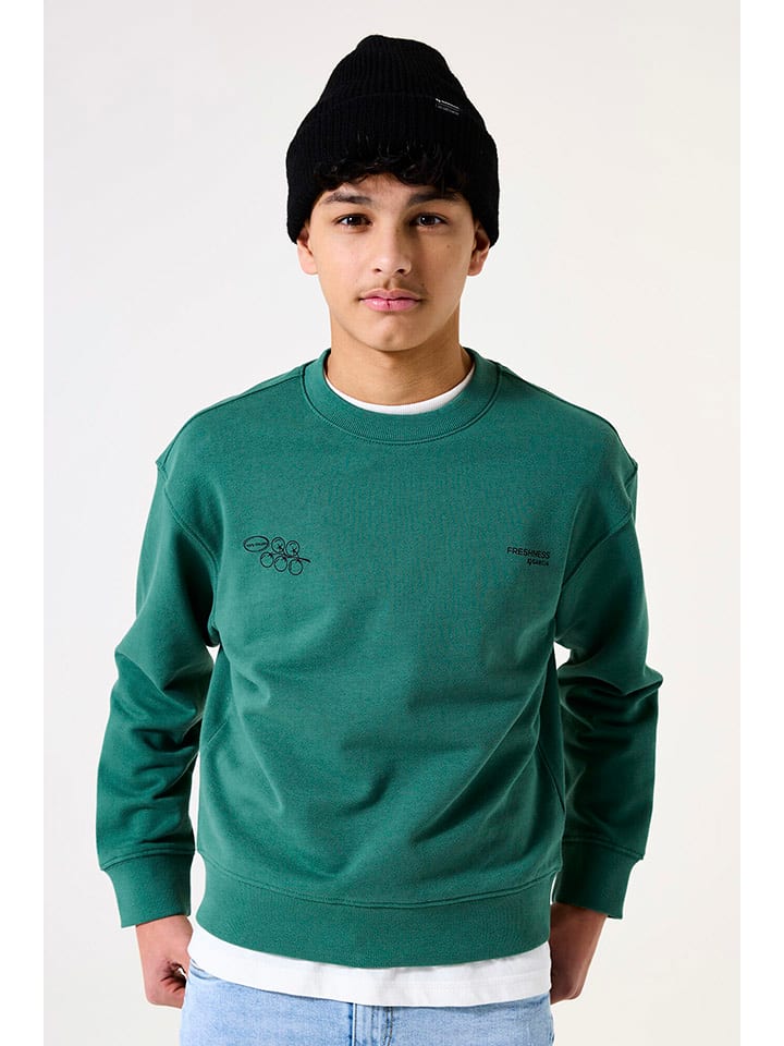 Garcia Bluza w kolorze zielonym rozmiar: 128/134