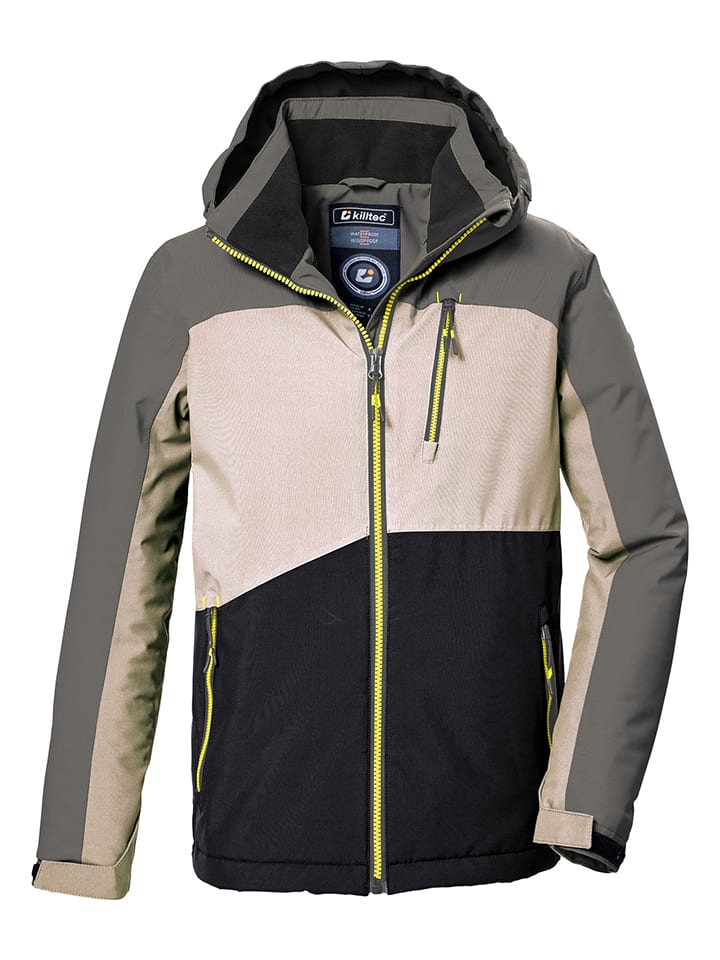 Killtec Kurtka funkcyjna w kolorze czarno-kremowo-szarym rozmiar: 116