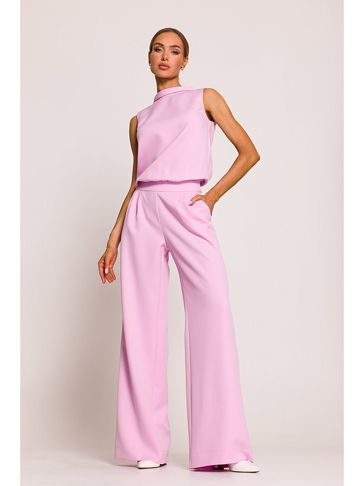 made of emotion Kombinezon w kolorze jasnoróżowym rozmiar: S